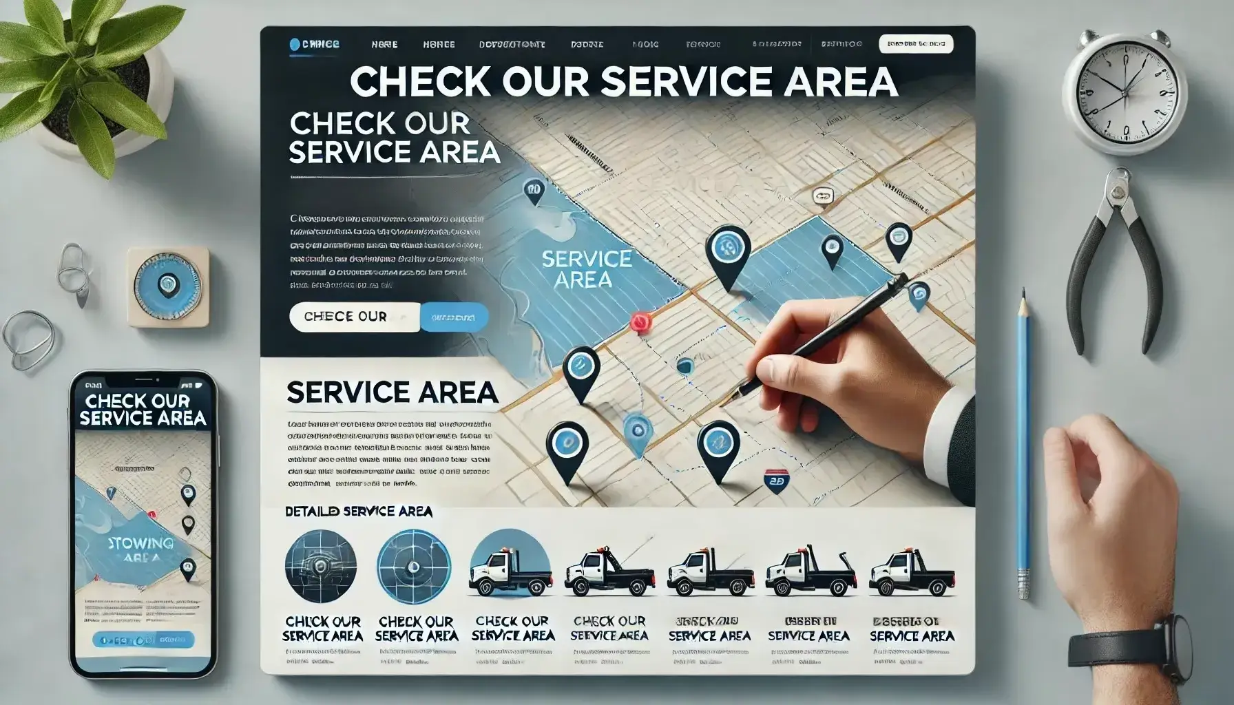 detailed services for towing company