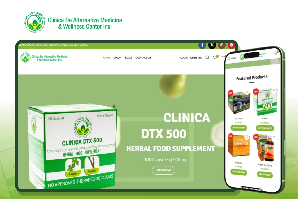 Clinica de Alternativo Responsive Web Design