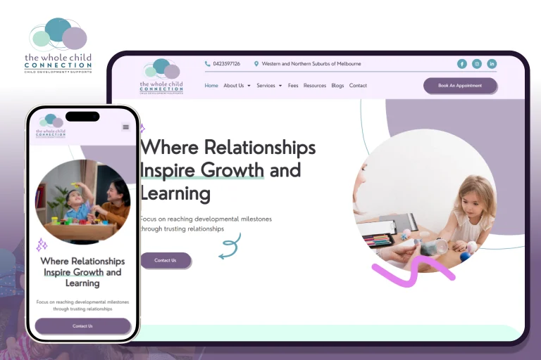 The Whole Child Connection Responsive Web Design