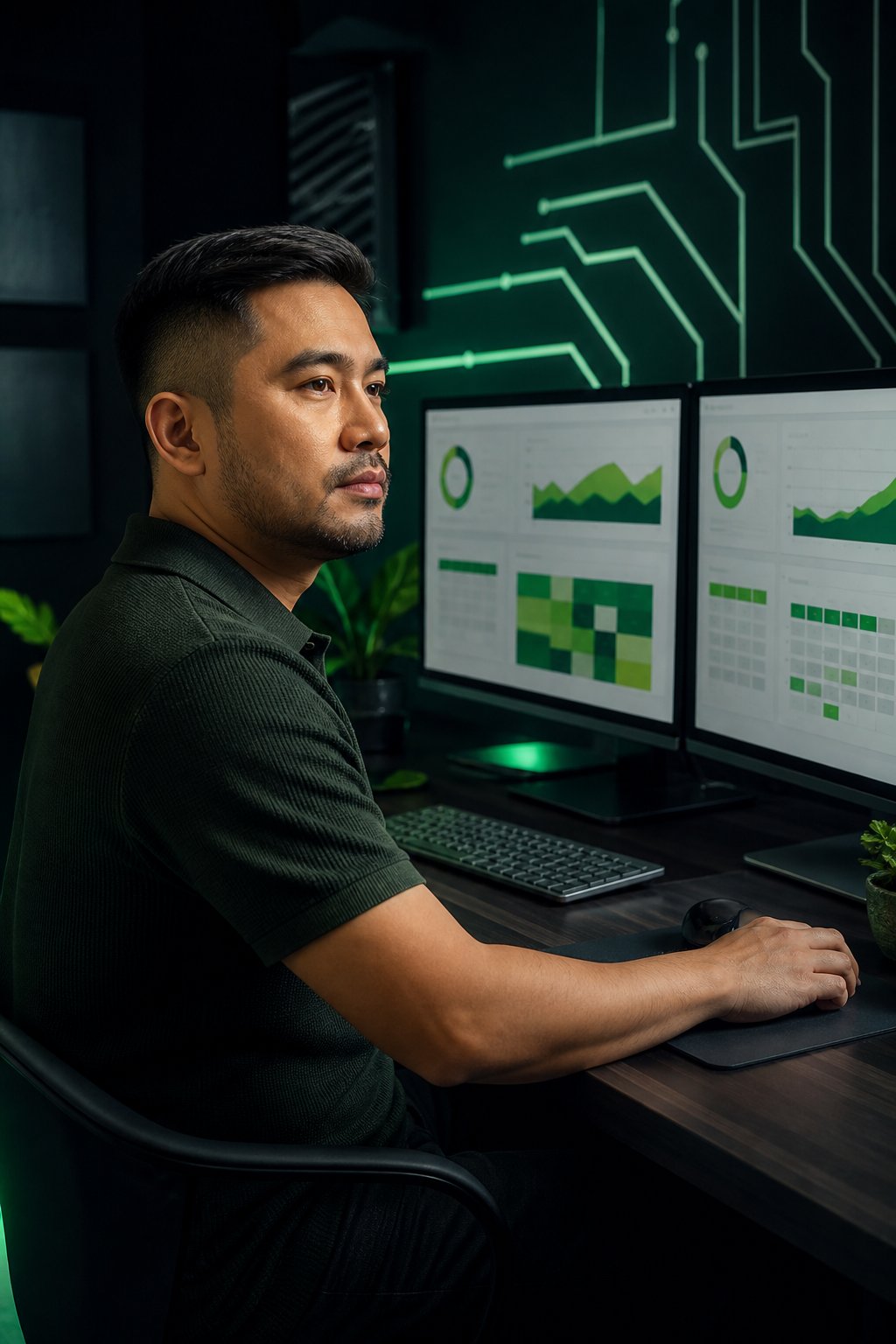 Marketer reviewing campaign dashboards for AI marketing automation