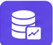 Data icon for practical AI automation